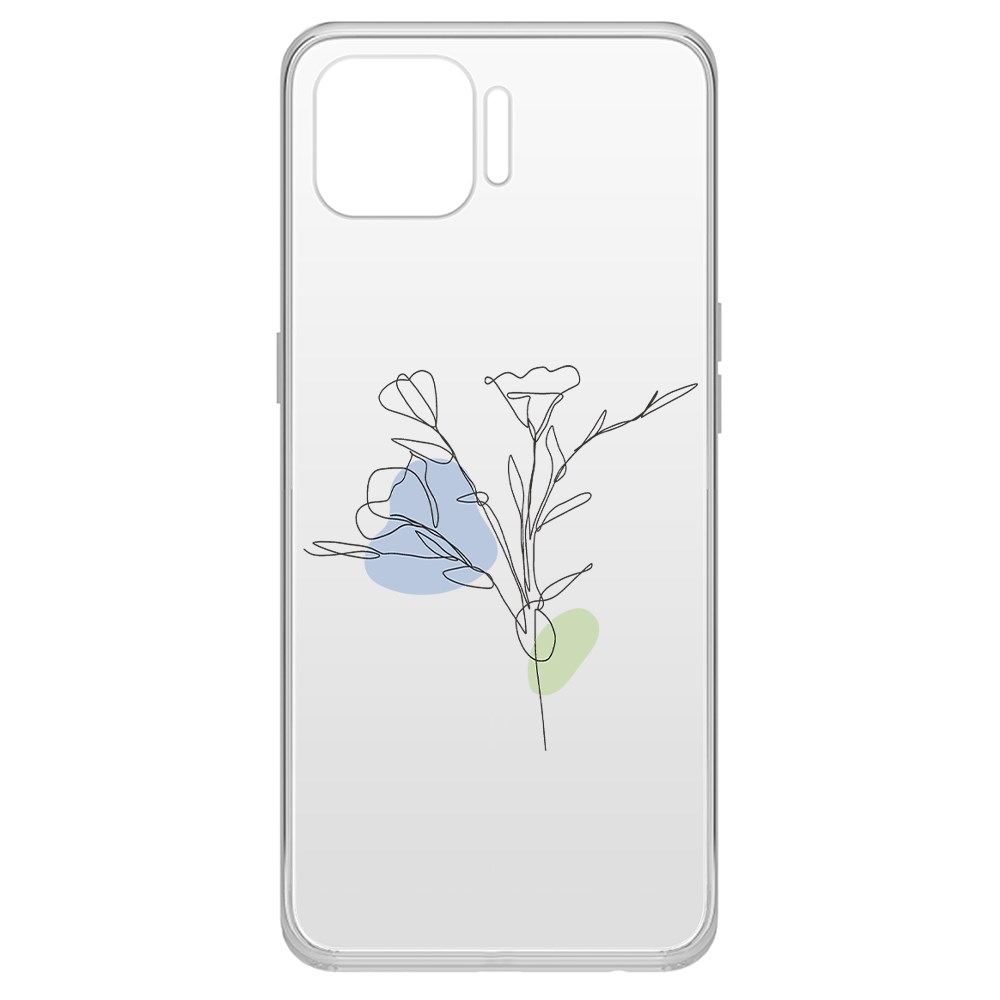 

Чехол-накладка Krutoff Clear Case Эустома для Oppo F17 Pro