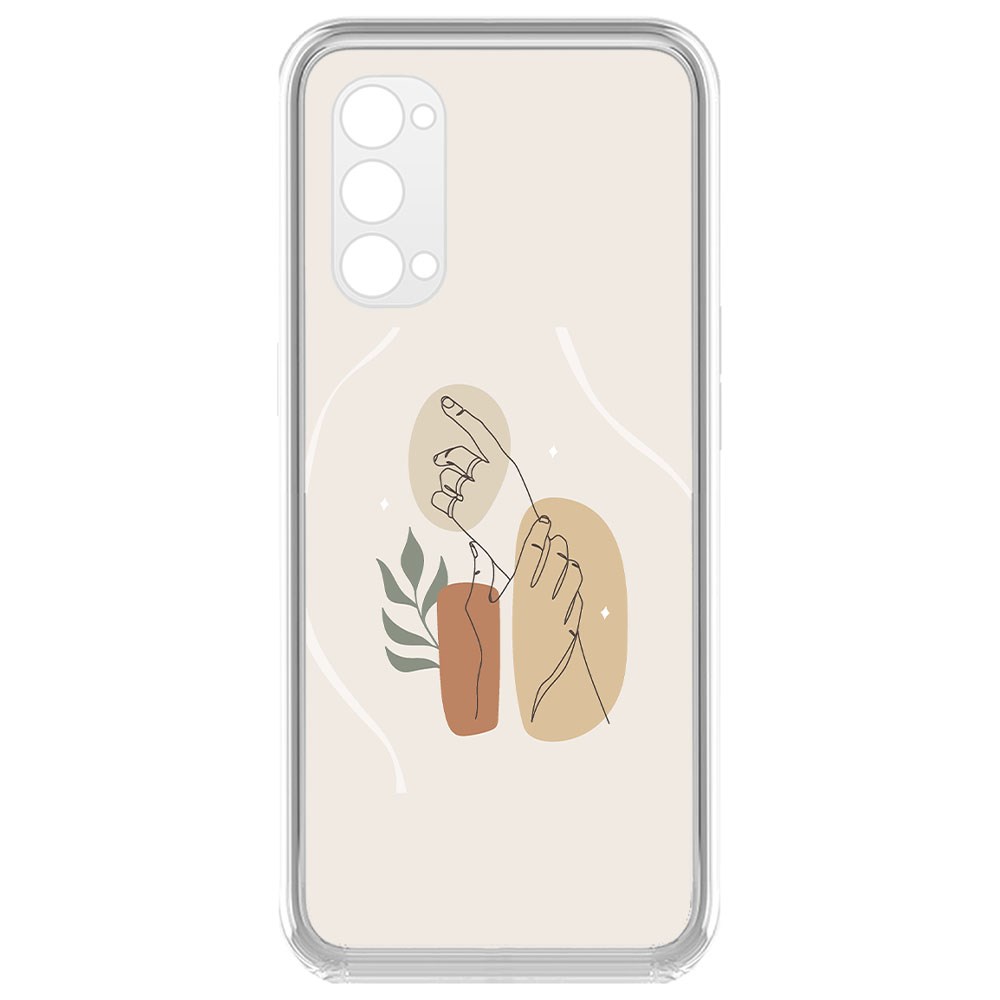 

Чехол-накладка Krutoff Clear Case Тонкость для Oppo Reno4 Pro 5G, Прозрачный