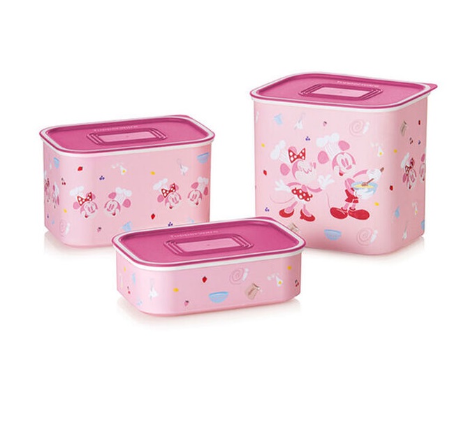 

Набор акваконтролей Tupperware Микки и Мини контейнеры 2.1л;1.3л;500мл, акваконтроль