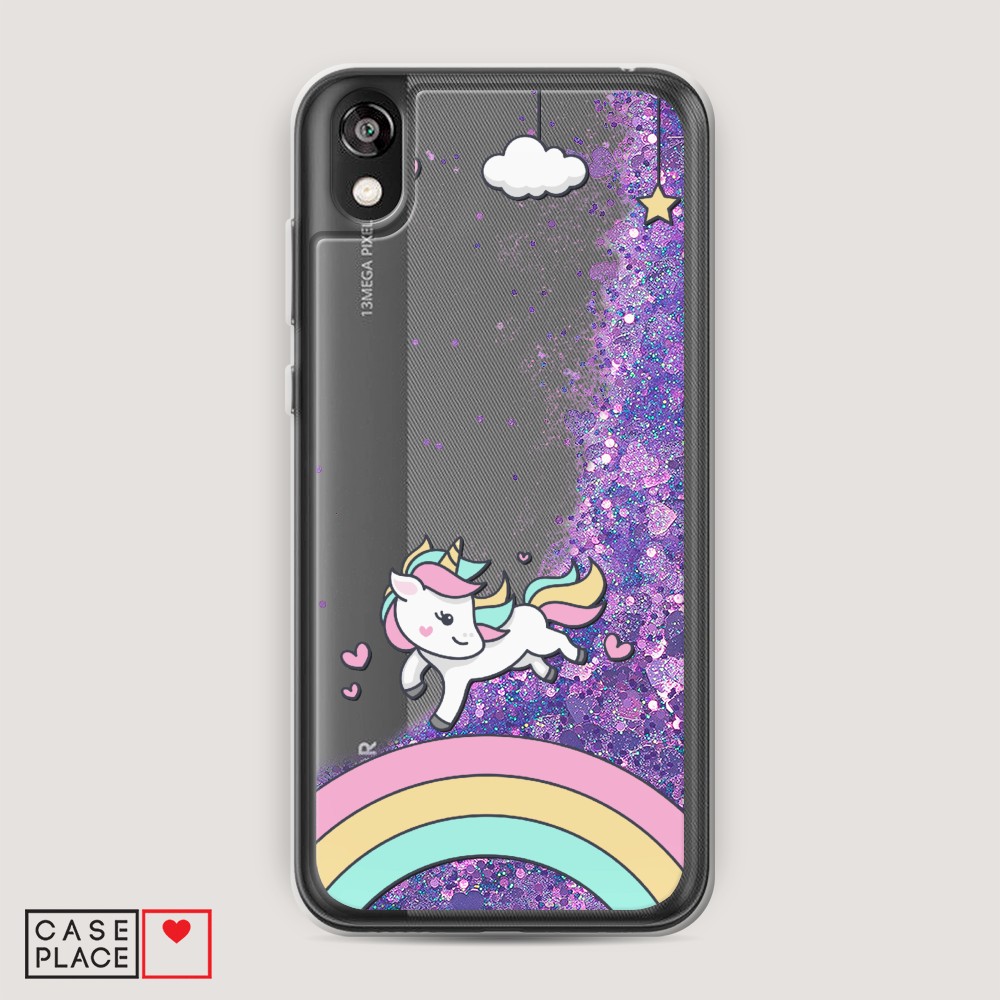 

Чехол Awog на Huawei Y5 2019/Honor 8S "Единорог на радуге", Разноцветный, 69192-1