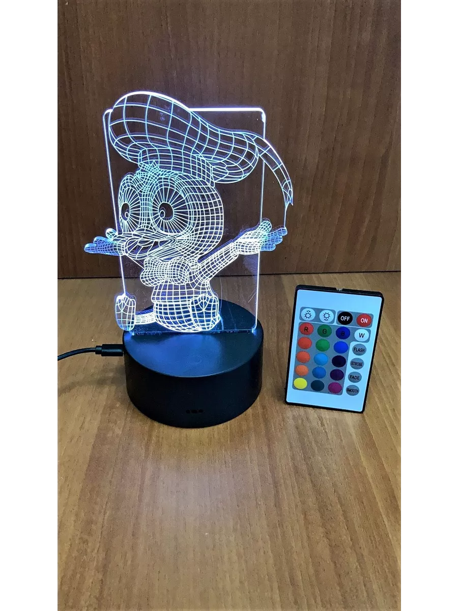 

3D Светильник с пультом 66, 02-ва66