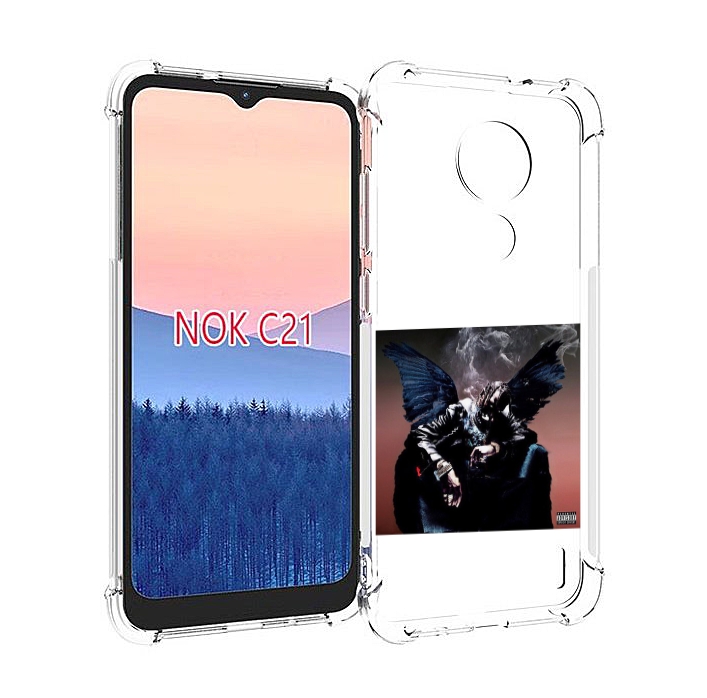 

Чехол MyPads Travis Scott - Birds In The Trap Sing McKnight для Nokia C21, Прозрачный, Tocco