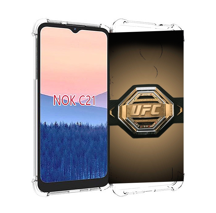 

Чехол MyPads UFC единоборства мужской для Nokia C21, Прозрачный, Tocco