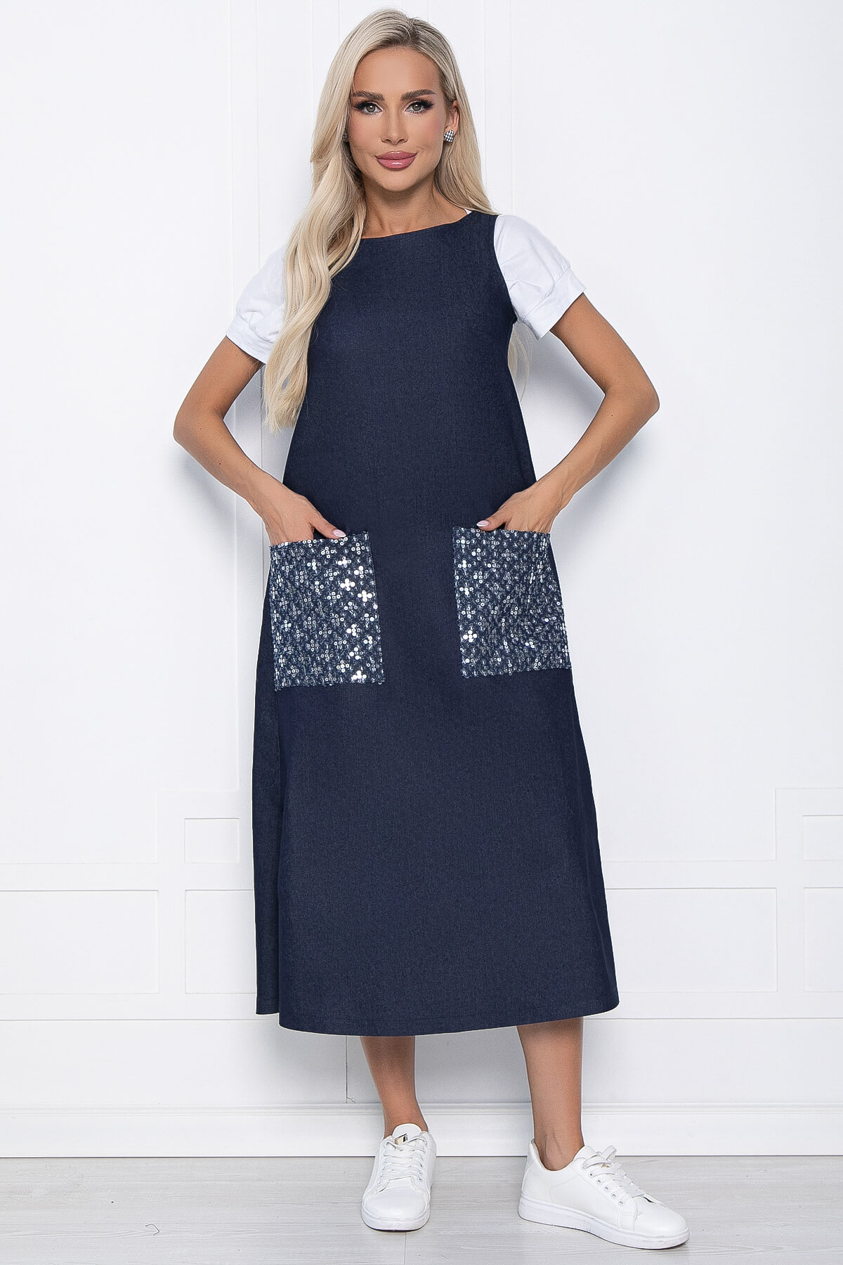 

Сарафан женский LT Collection Луна синий 50 RU, Луна