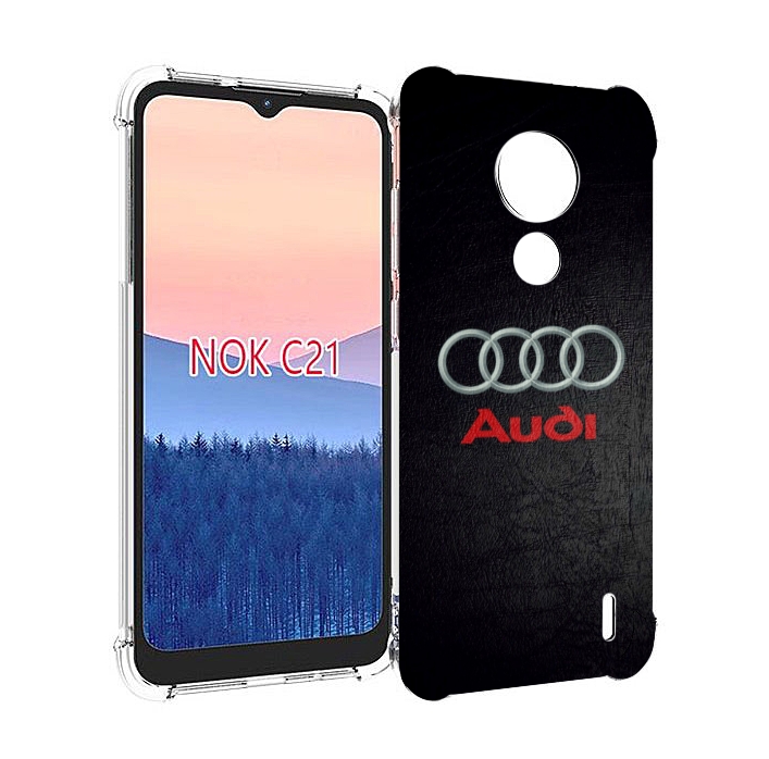 

Чехол MyPads audi 6 мужской для Nokia C21, Прозрачный, Tocco
