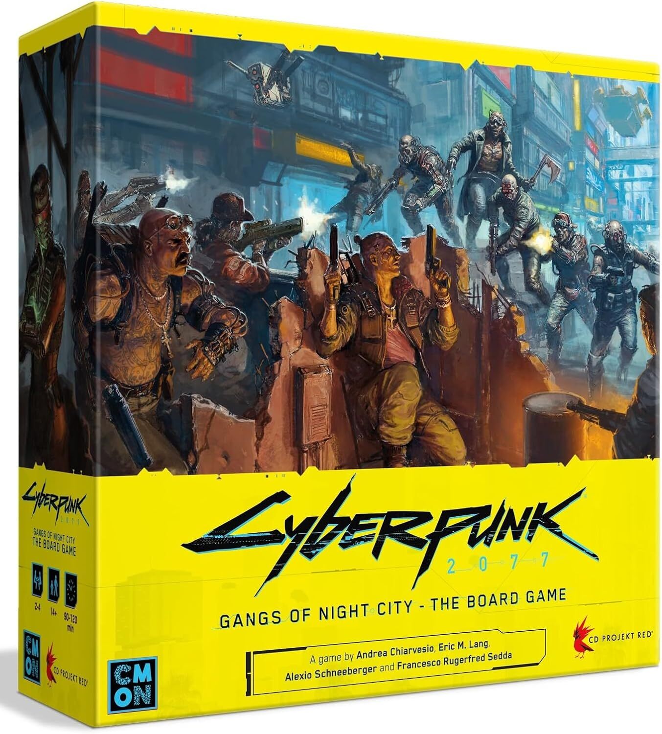 

Настольная игра CMON Cyberpunk 2077 Gangs of Night City на английском языке, CPG001