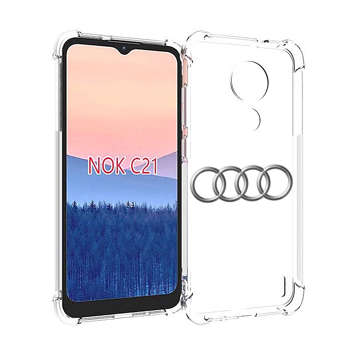 

Чехол MyPads audi-7 мужской для Nokia C21, Прозрачный, Tocco