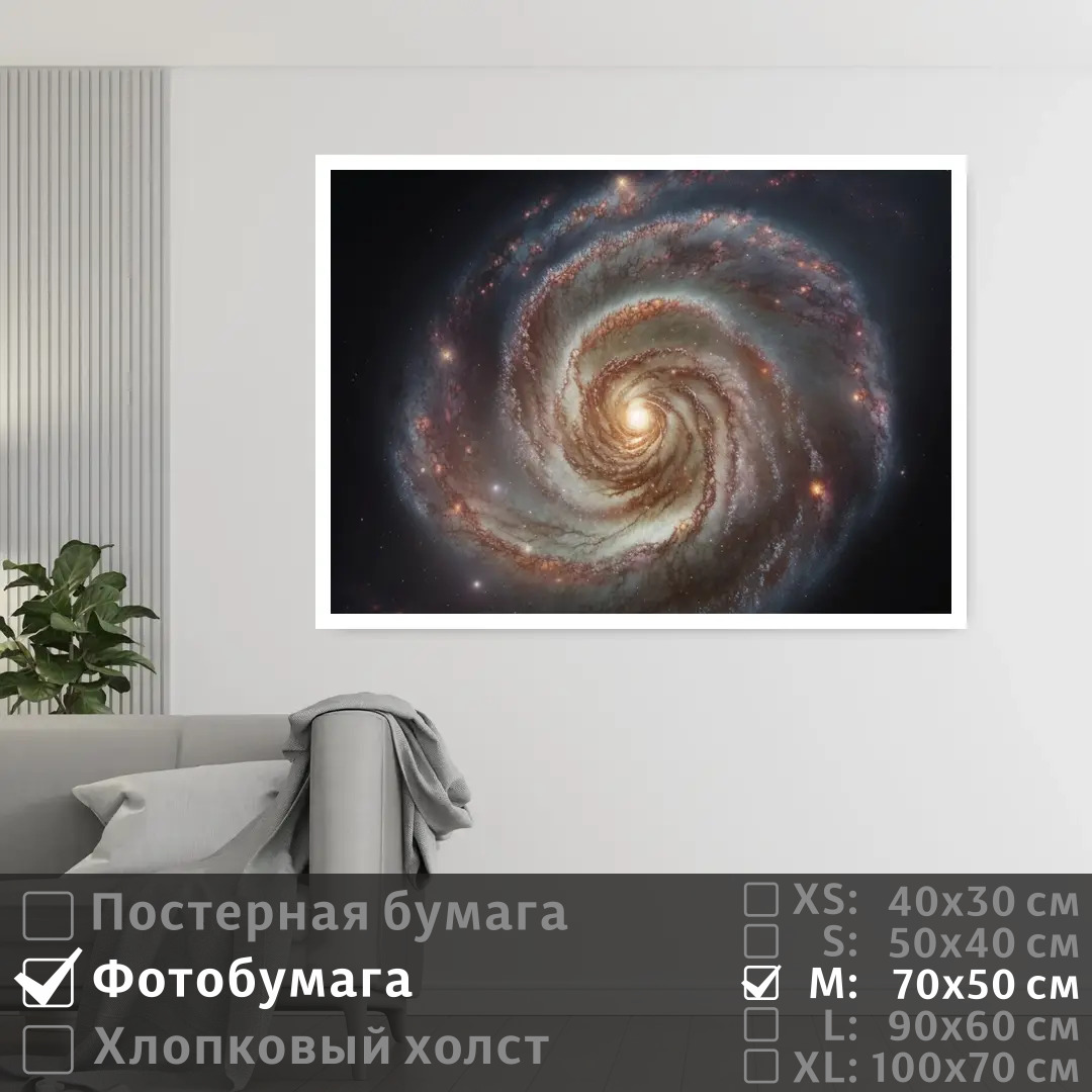 

Постер на фотобумаге ПолиЦентр Млечный путь в галактике 70х50 см, МлечныйПутьВГалактике