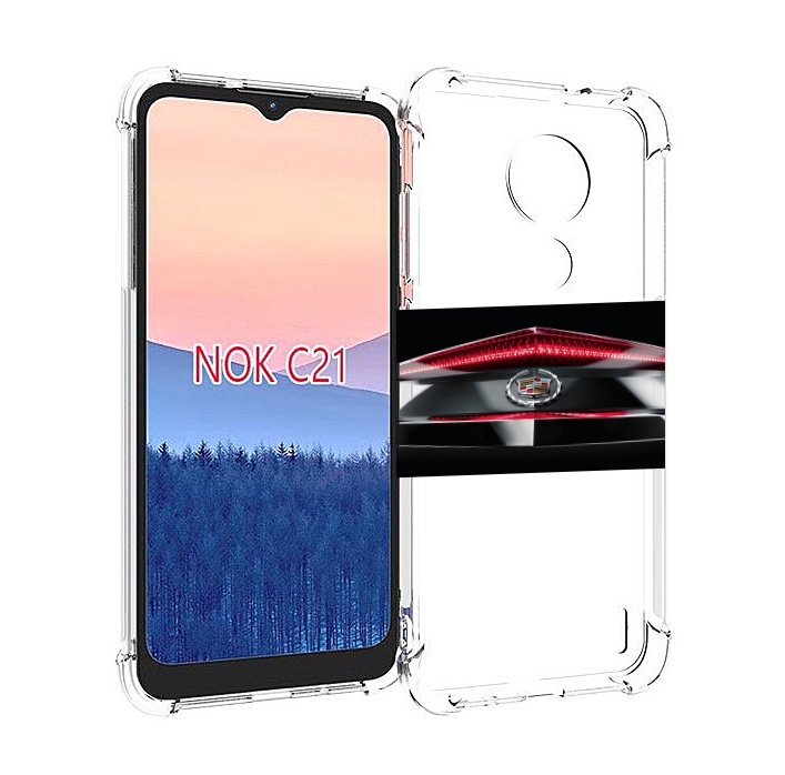 

Чехол MyPads cadillac 3 мужской для Nokia C21, Прозрачный, Tocco