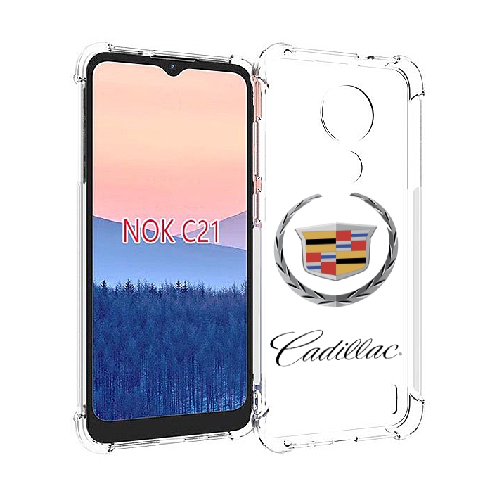 

Чехол MyPads cadillac-4 мужской для Nokia C21, Прозрачный, Tocco
