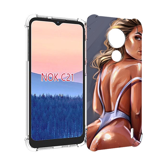 

Чехол MyPads craigos-art для Nokia C21, Прозрачный, Tocco