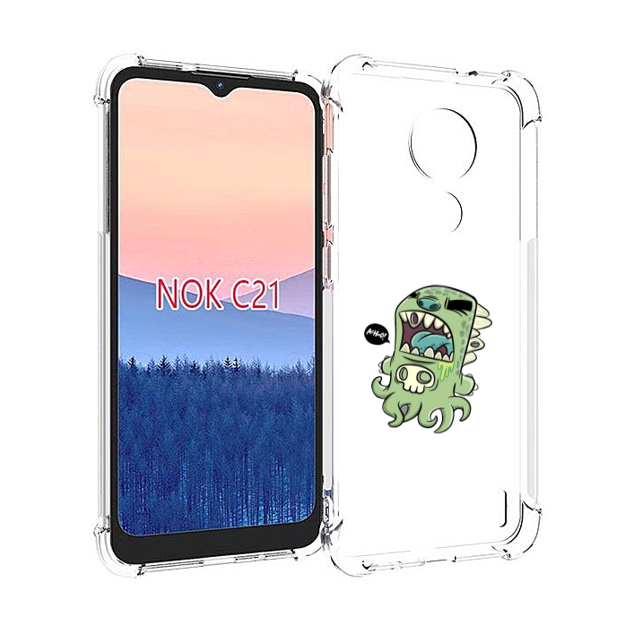 

Чехол MyPads crop для Nokia C21, Прозрачный, Tocco