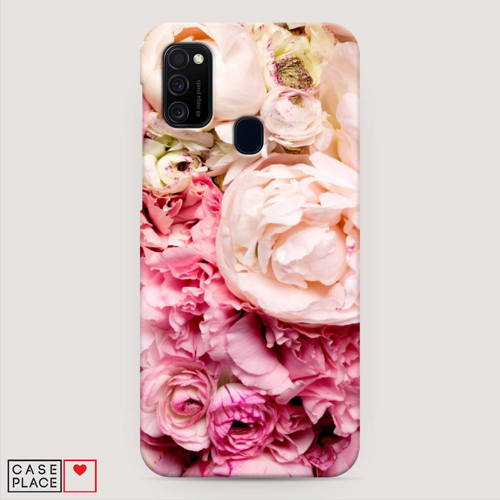 

Пластиковый чехол "Пионы яркие" на Samsung Galaxy M21, 29720-6