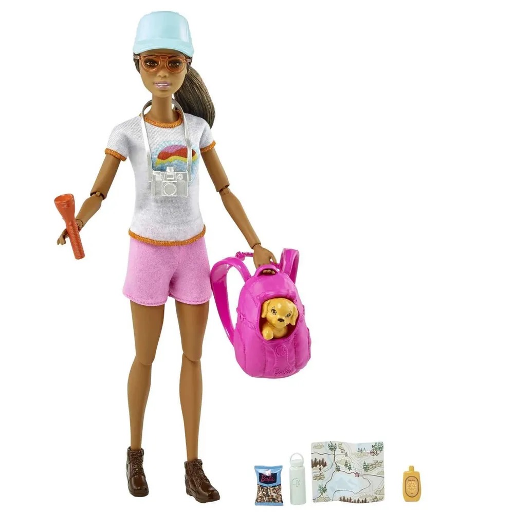 

Кукла Barbie Барби с щенком, HNC39