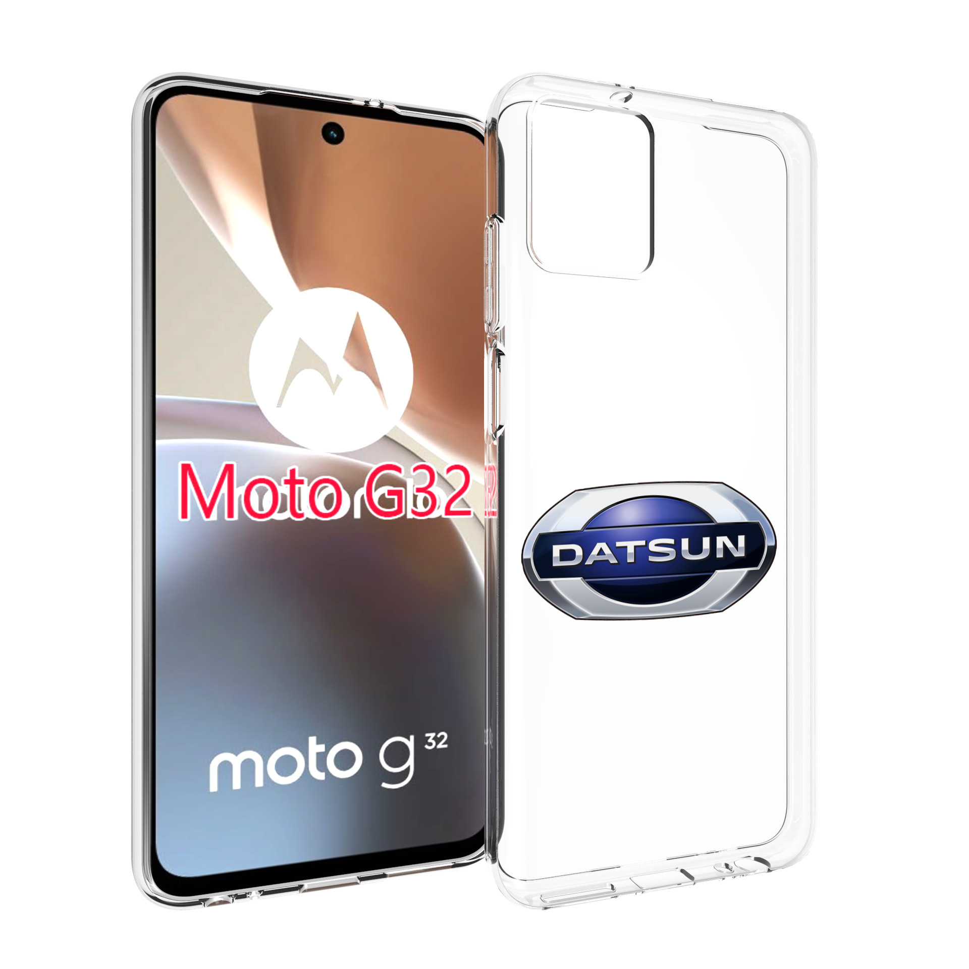 

Чехол MyPads datsun мужской для Motorola Moto G32, Прозрачный, Tocco