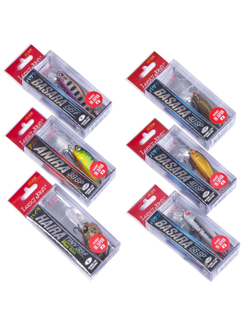 

Воблер Lucky John Pro Series Pro Series 3,5 г, 56 мм, 009SET, 6 шт., Pro Series 09 Set