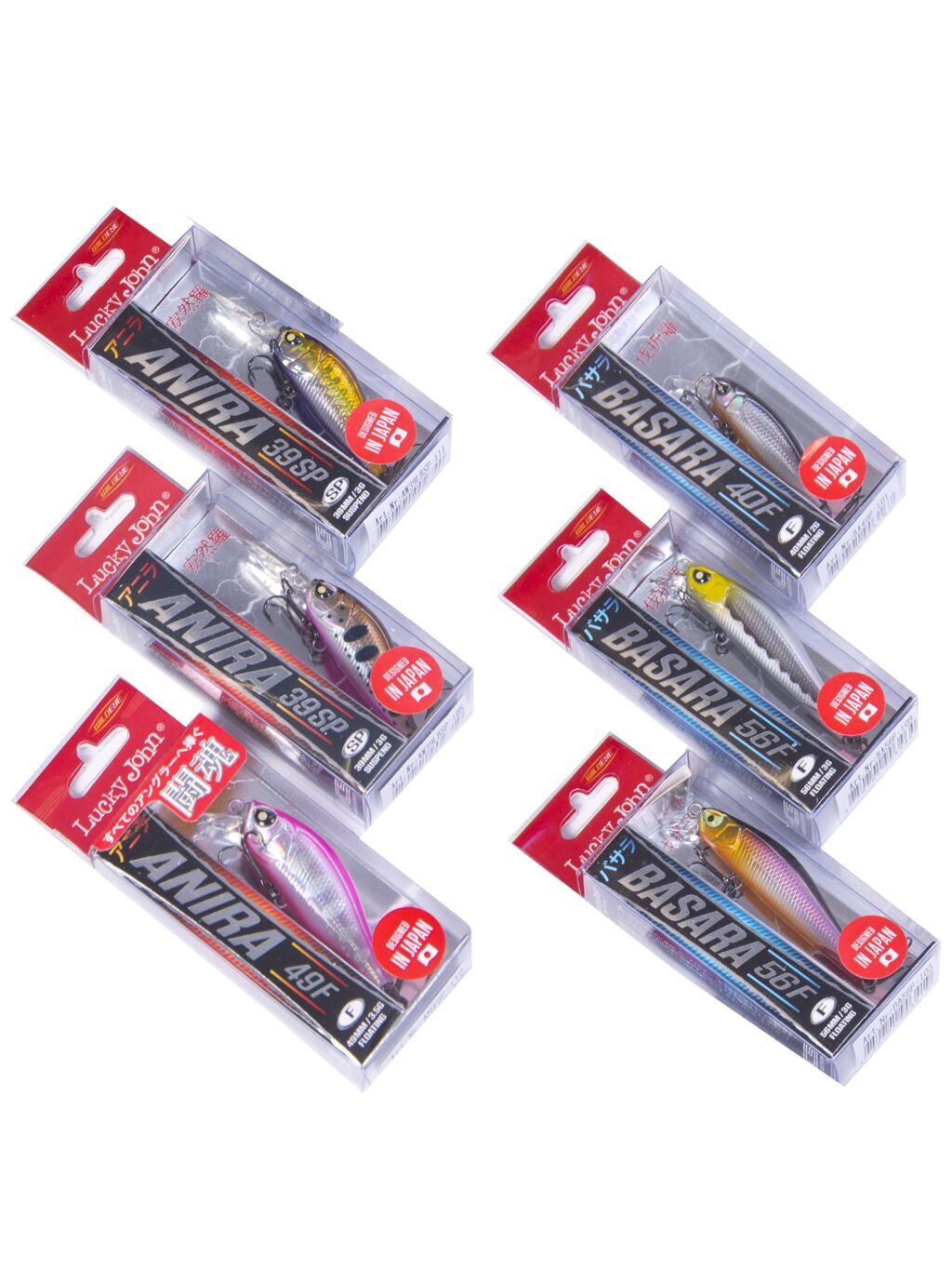 

Воблер Lucky John Pro Series Pro Series 3 г, 56 мм, 004SET, 6 шт., Pro Series 04 Set