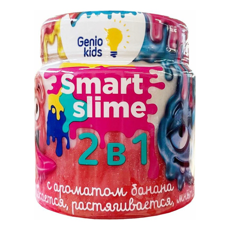

Слайм Genio Kids Smart Slime 2 в 1 ароматизированный