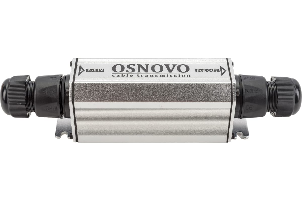 

Удлинитель OSNOVO E-POE/1W, серебристый