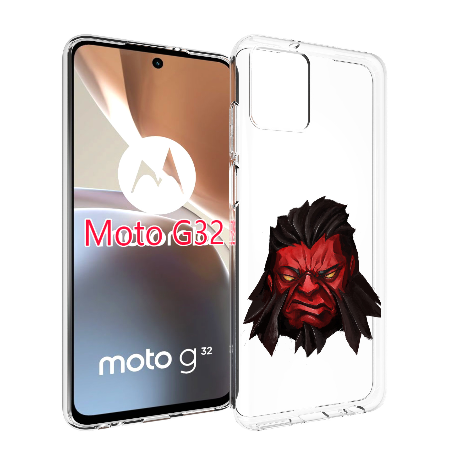 

Чехол MyPads dota-2-axe для Motorola Moto G32, Прозрачный, Tocco