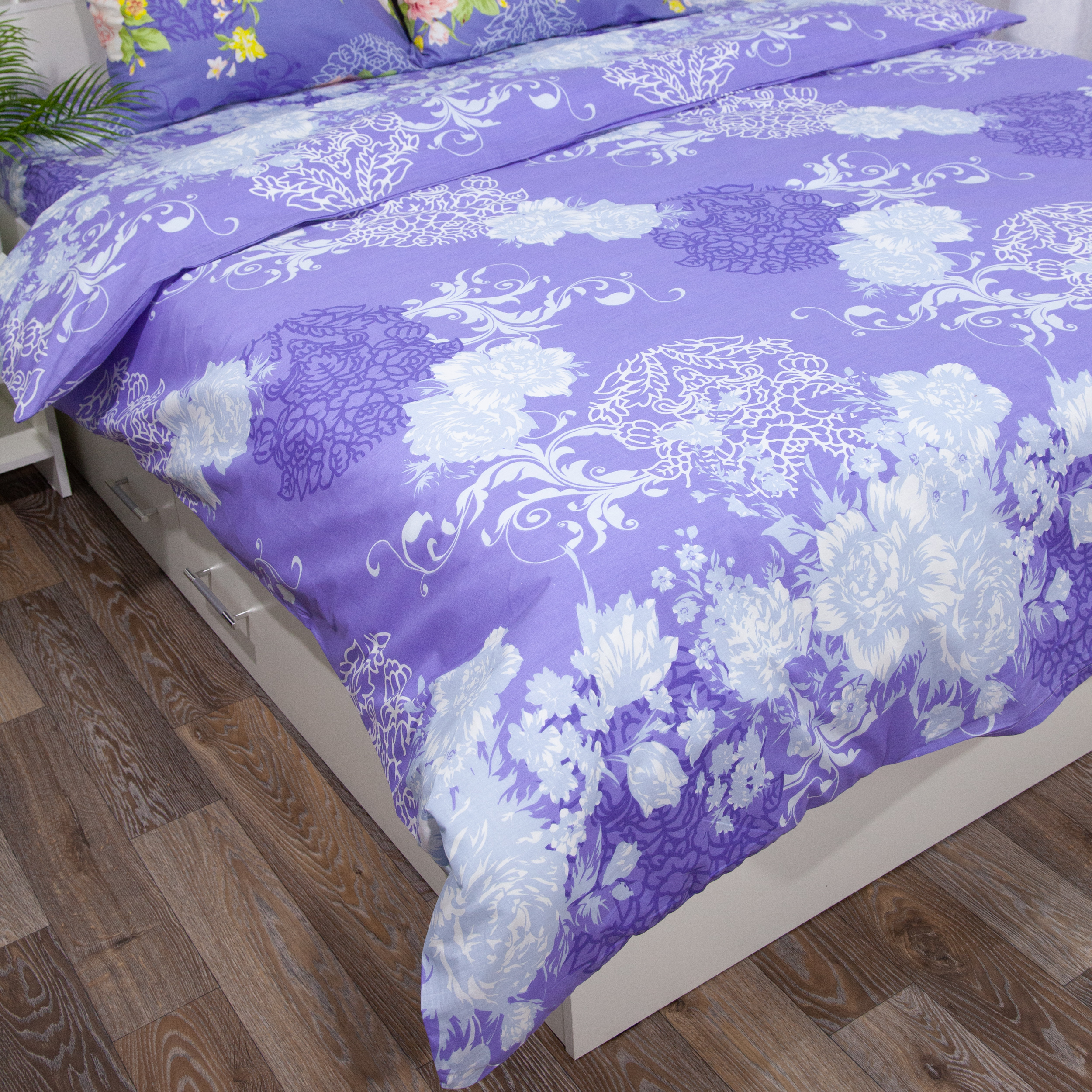 Пододеяльник WELLNESS RQ180-Симона_В фиолетовый 180*214 см