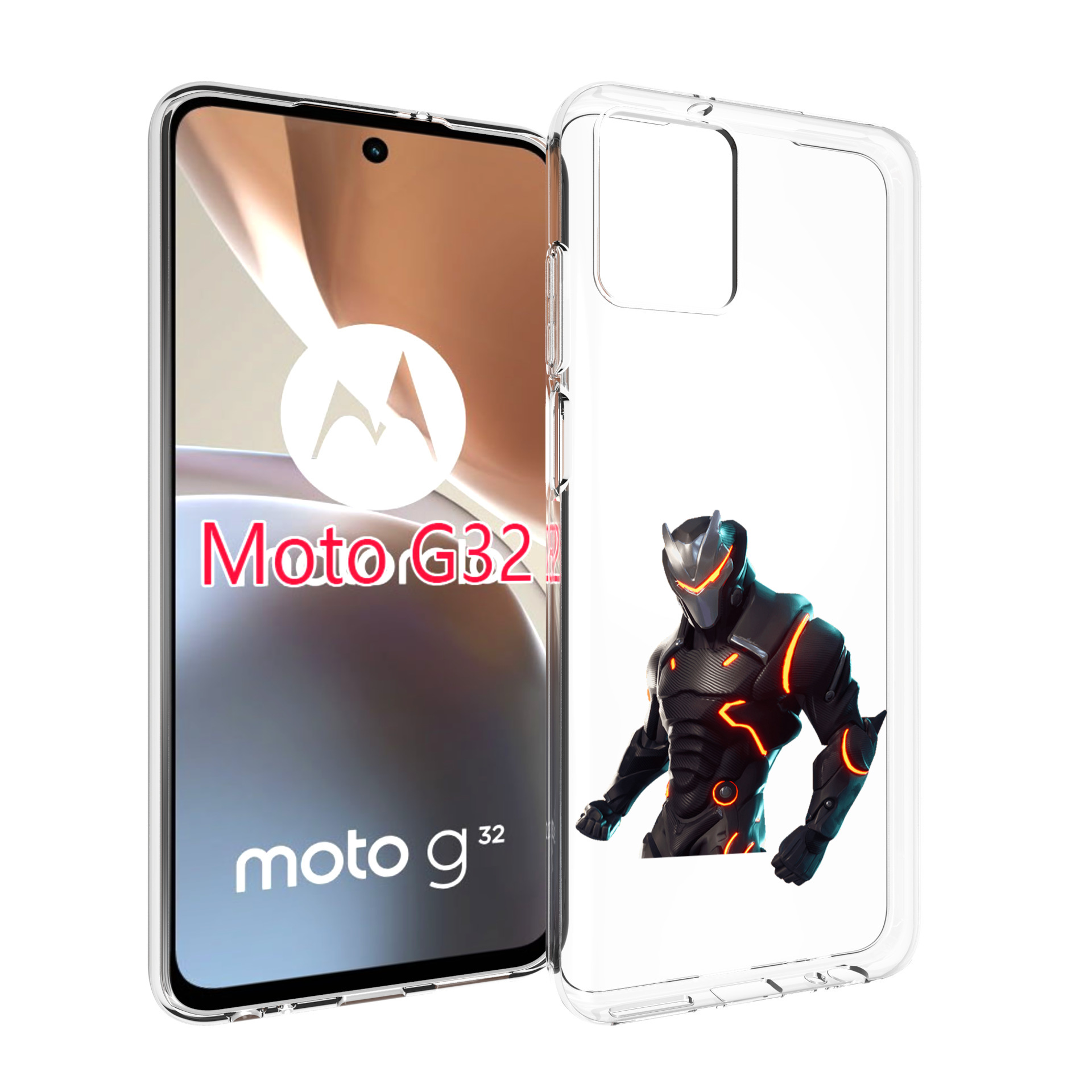 

Чехол MyPads fortnite-1 для Motorola Moto G32, Прозрачный, Tocco