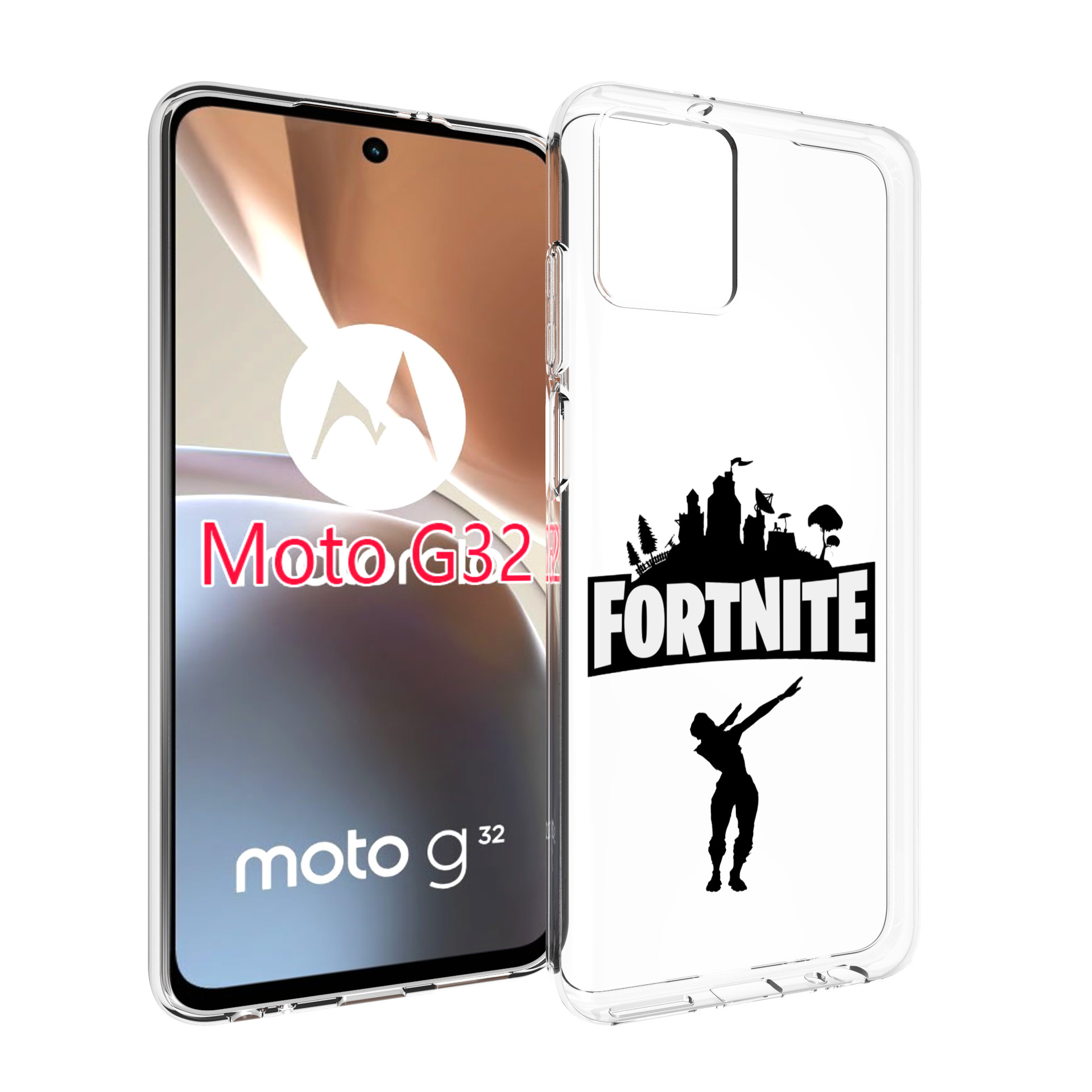 

Чехол MyPads fortnite-2 для Motorola Moto G32, Прозрачный, Tocco