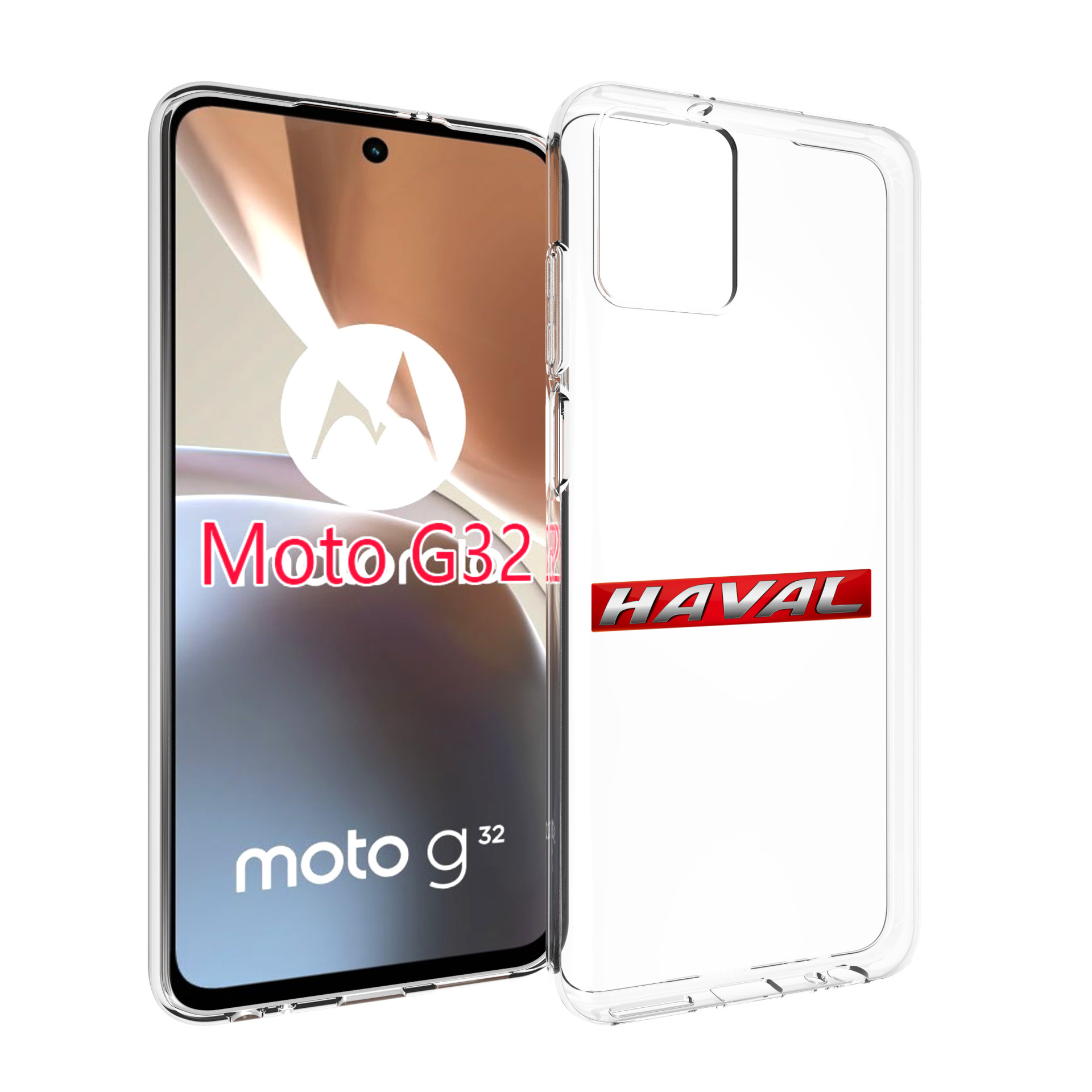 

Чехол MyPads haval для Motorola Moto G32, Прозрачный, Tocco
