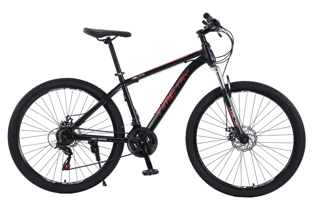 

Велосипед спортивный TIMETRY RSL 27.5" 2022 черный-красный, 2022