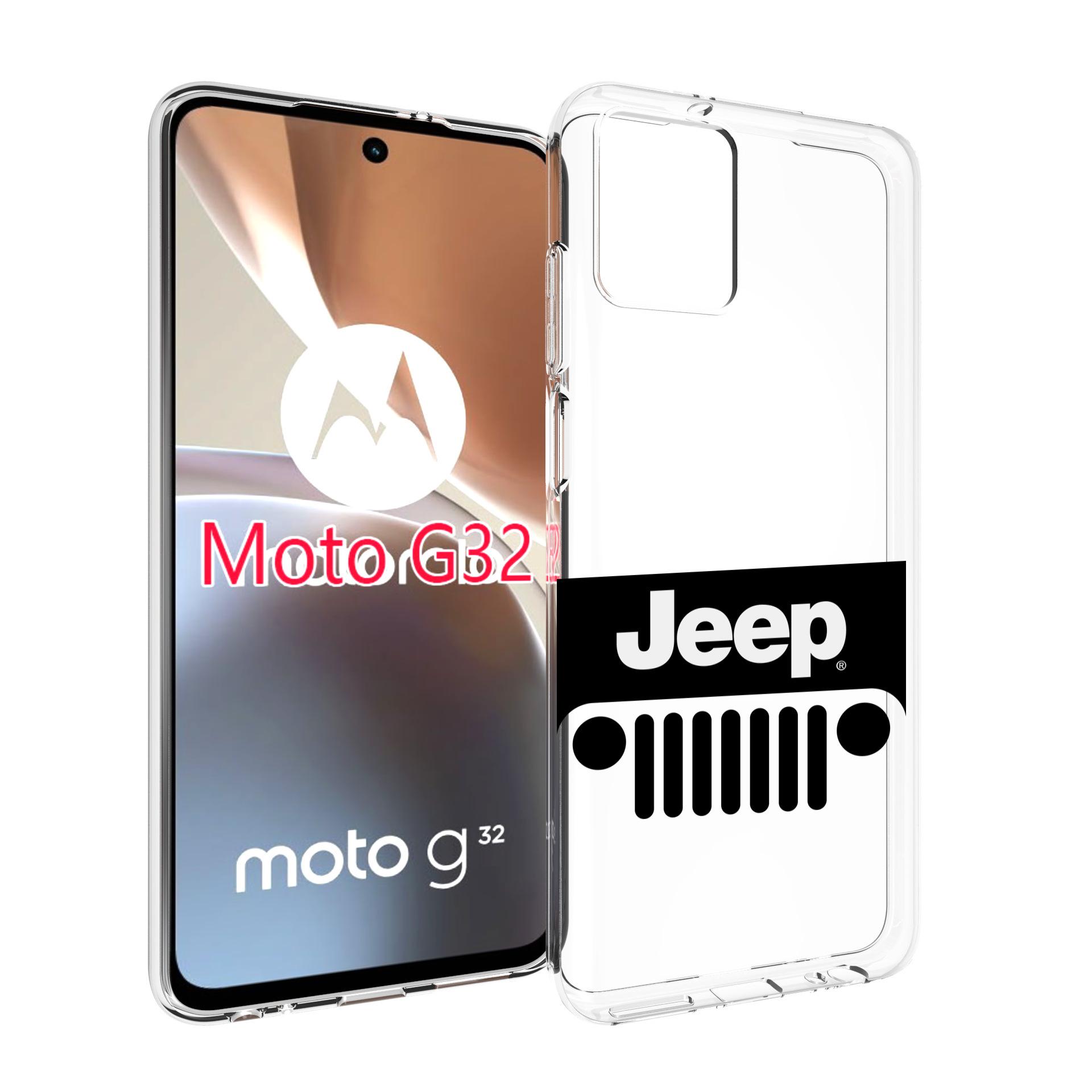 

Чехол MyPads jeep-3 мужской для Motorola Moto G32, Прозрачный, Tocco