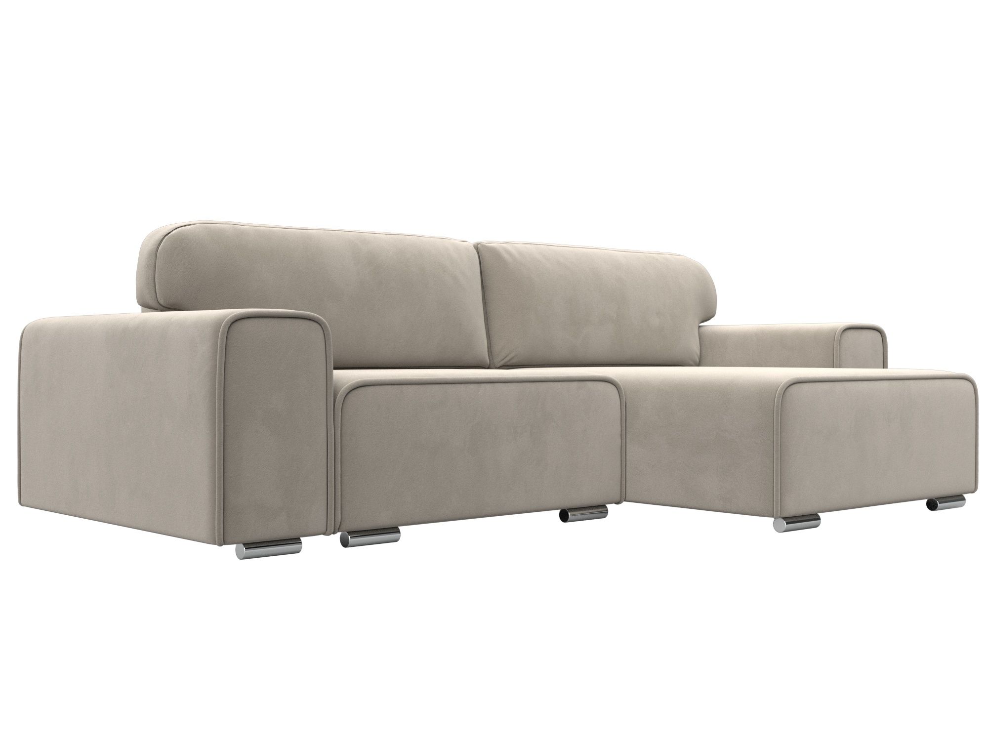 

Диван угловой Хит Диванов Лига-029 правый микровельвет, тик-так, бежевый, 2004844