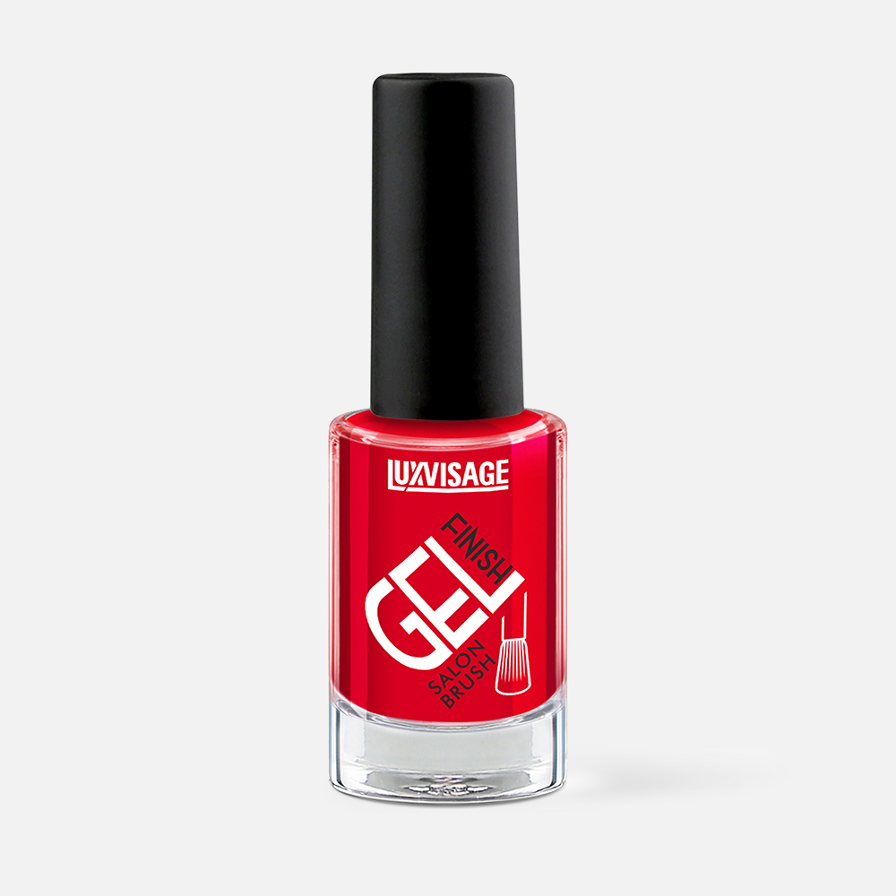 

Лак для ногтей Luxvisage Gel Finish №7 Красный, 9 г, 07 красный