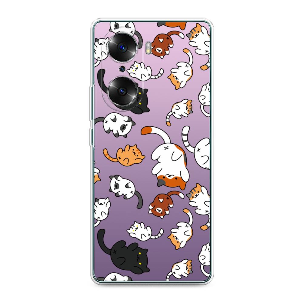 

Чехол Awog на Honor 60 "Котопад", Разноцветный, 6106650-7