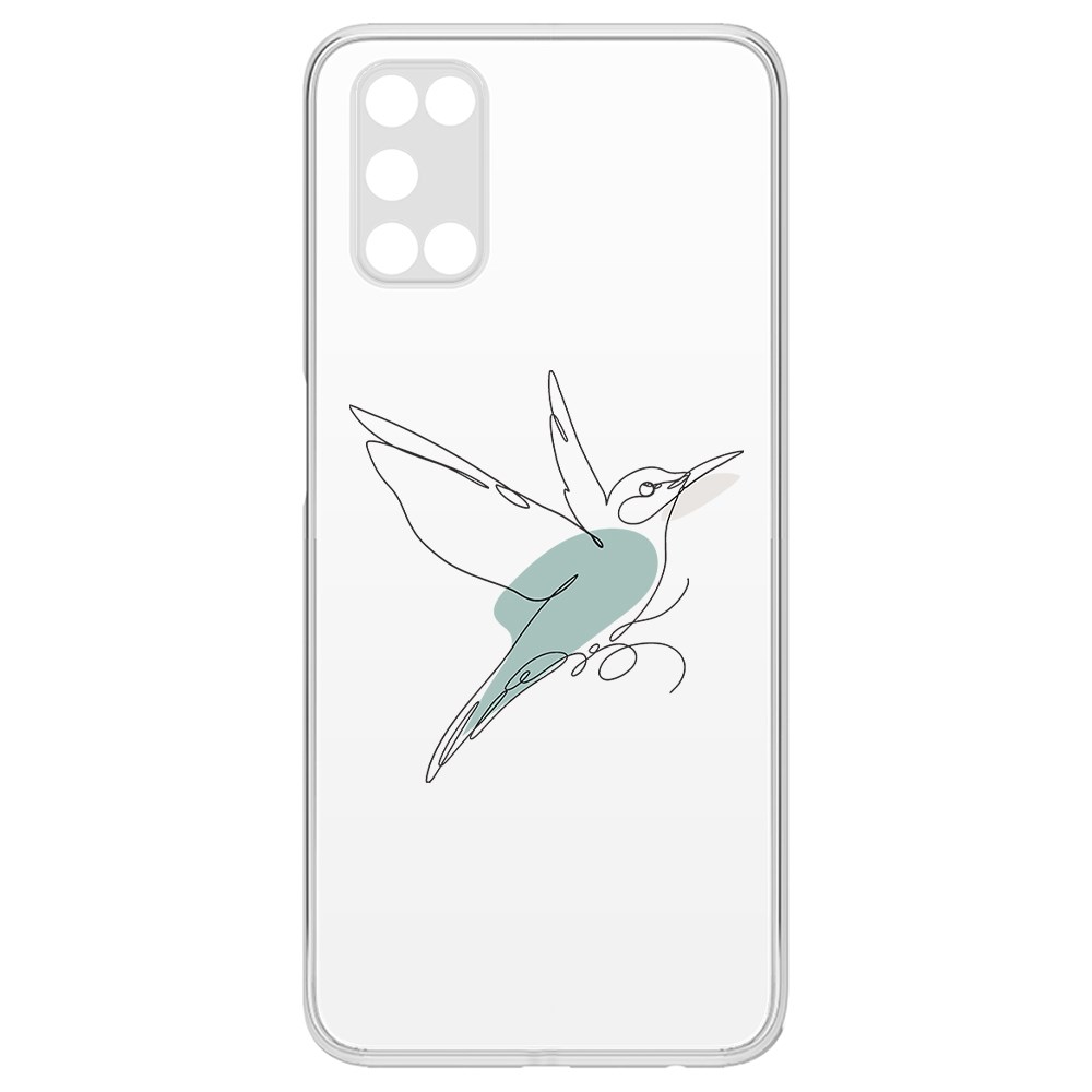 фото Чехол-накладка krutoff clear case легкость для oppo a92