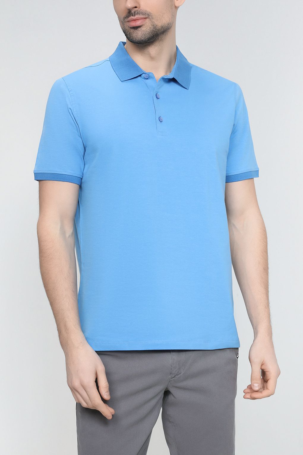 

Футболка мужская D.Molina DM230312208-009 голубая 2XL, Голубой, DM230312208-009