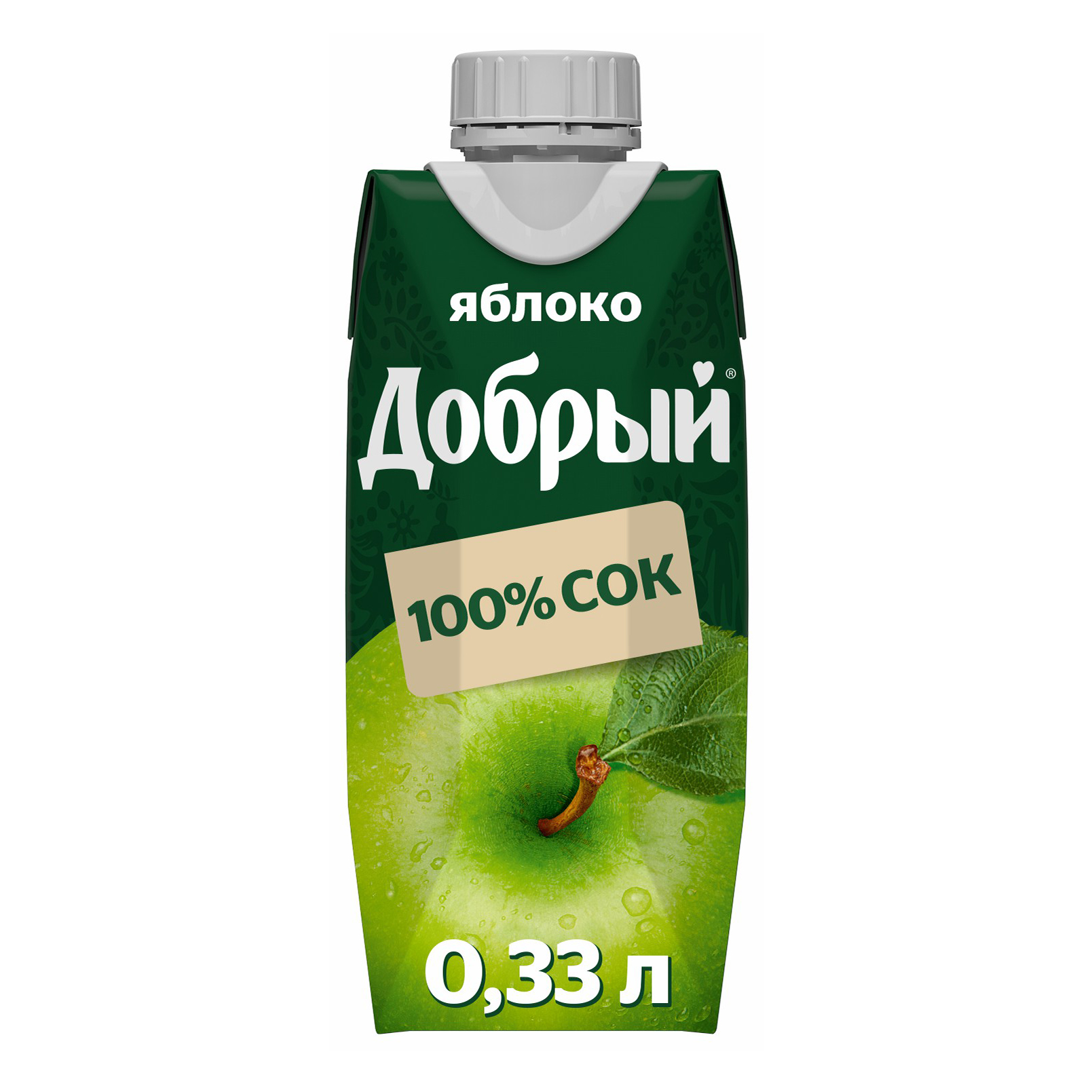 

Сок Добрый яблочный 330 мл