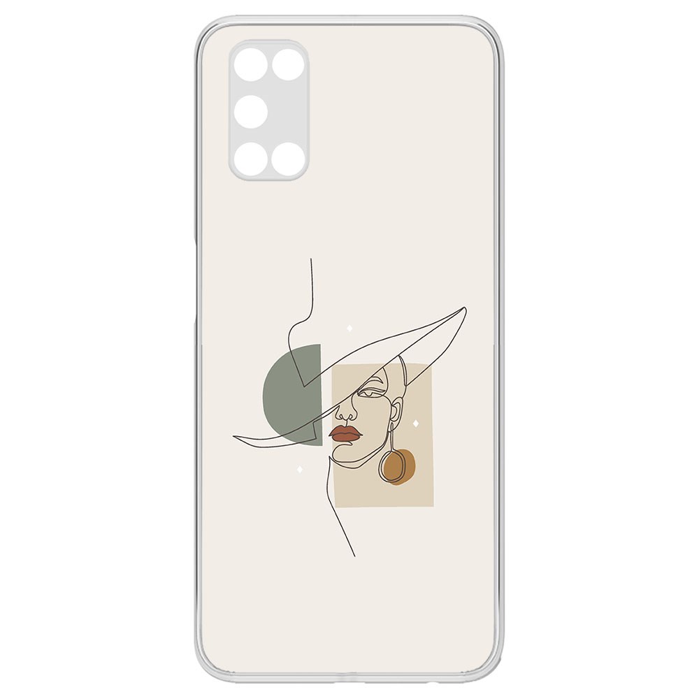 фото Чехол-накладка krutoff clear case стиль для oppo a92