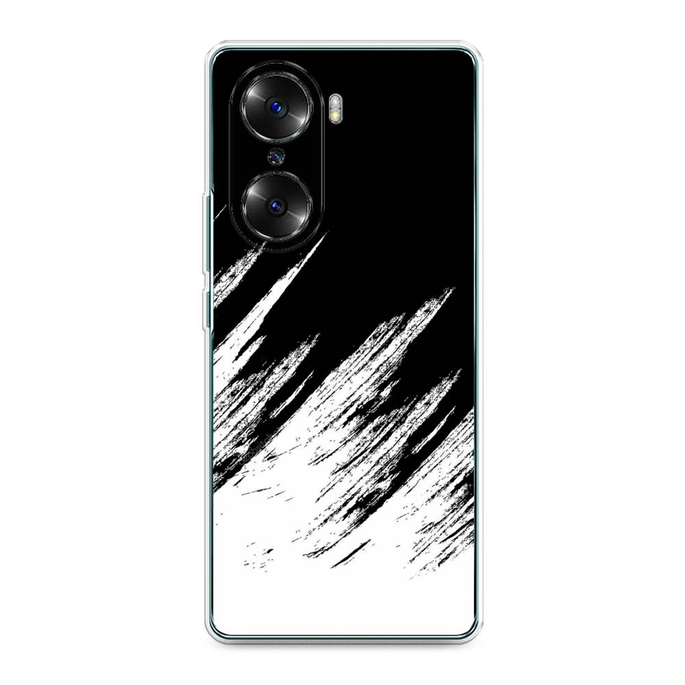 

Чехол Awog на Honor 60 "Черно белые брызги", Разноцветный, 6106650-3