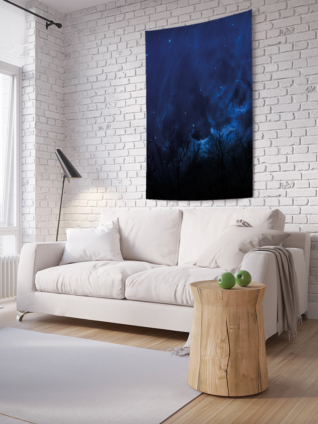 

Вертикальное фотопанно на стену JoyArty Ночная тьма 100x150 см, Ночная тьма