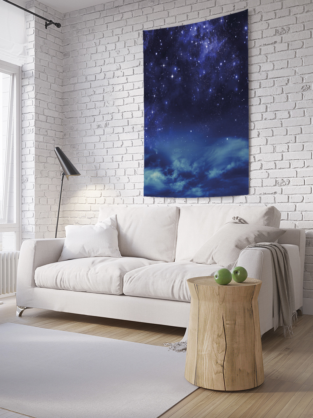 

Вертикальное фотопанно на стену JoyArty Звездный космос 100x150 см, Звездный космос