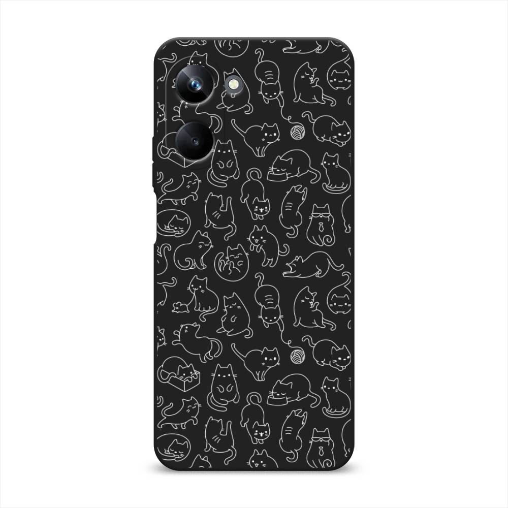 

Чехол Awog на Realme 10 Pro "Шкодливые котики", Прозрачный;бежевый, 2512552-1