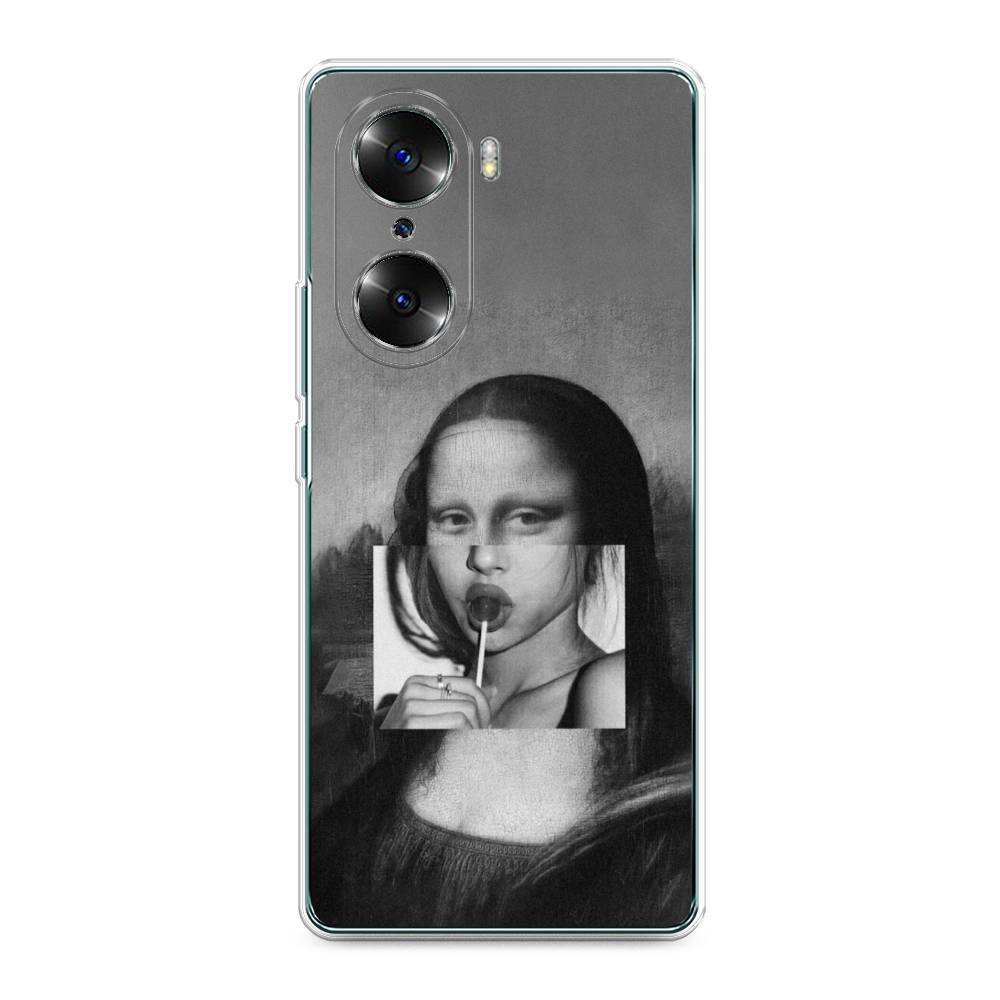 

Чехол Awog на Honor 60 "Mona Lisa sucking lollipop", Разноцветный, 6106650-9
