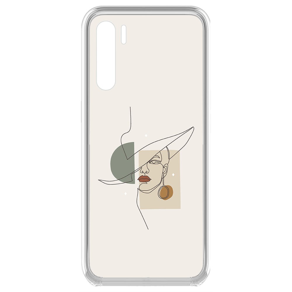 

Чехол-накладка Krutoff Clear Case Стиль для Oppo Reno3 international