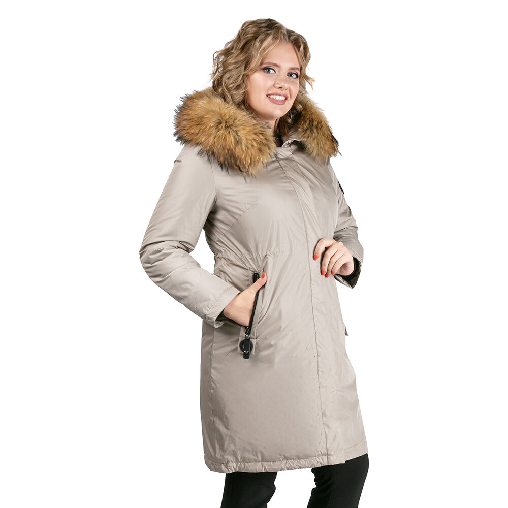 

Утепленное пальто женское Westfalika 3319-9190A бежевое 50 RU, 3319-9190A