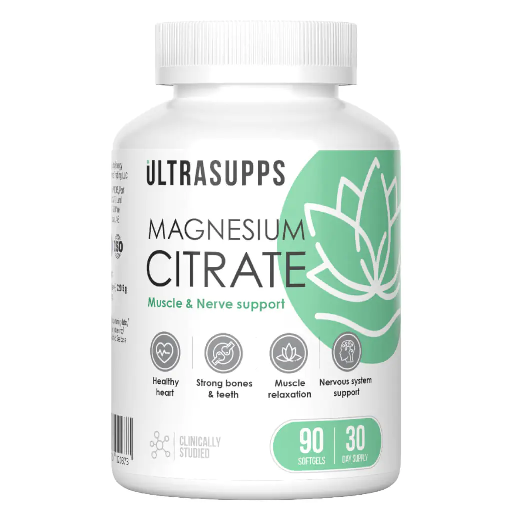 

Ultrasupps Magnes МЕm Citrate 90 капсул