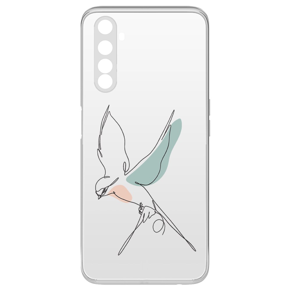 

Чехол-накладка Krutoff Clear Case Полет для Realme 6