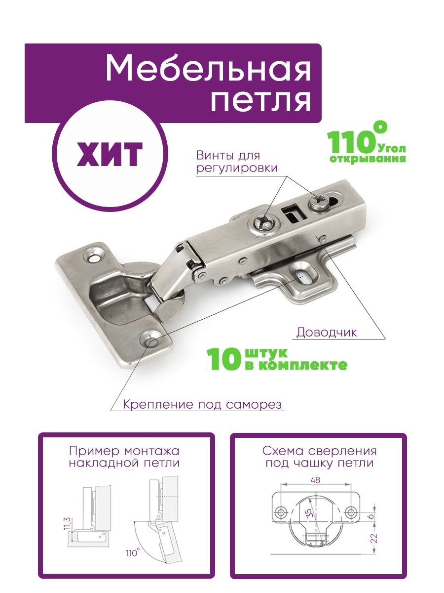 

Петля мебельная (Петля мебельная)