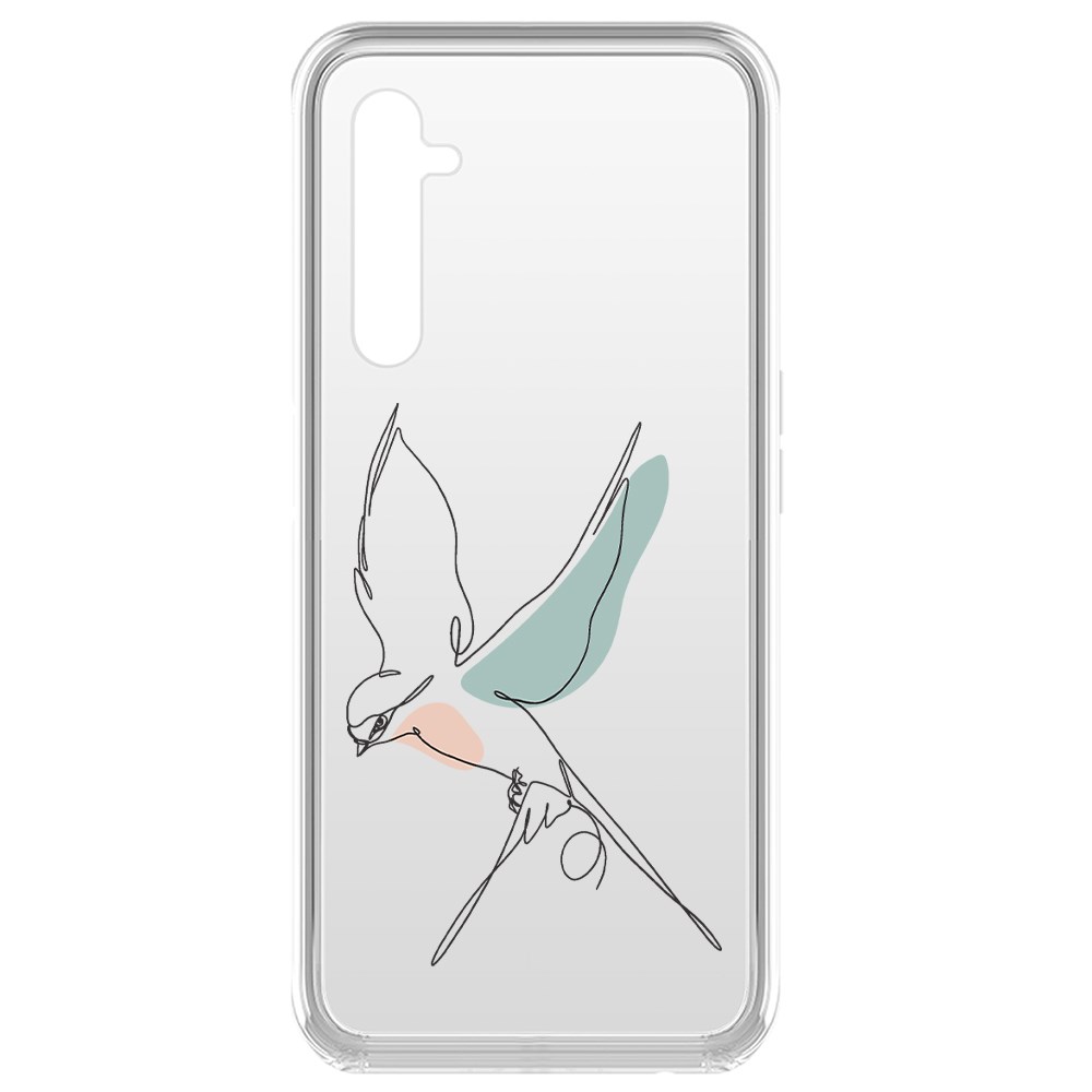 

Чехол-накладка Krutoff Clear Case Полет для Realme 6 Pro