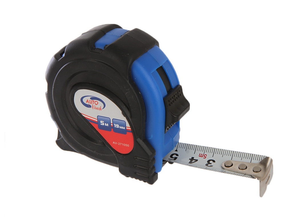 

Рулетка Autovirazh 5m x 19mm AV-271050