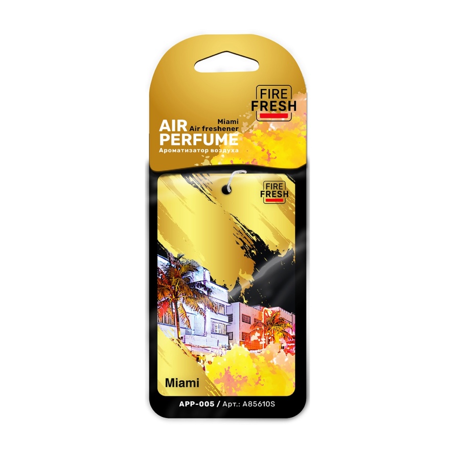 Ароматизатор Fire Fresh APP-005 AIR PERFUME, табачная Ваниль.